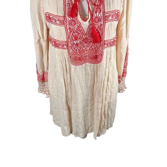 Free People Wind Willow Shift Peasant Mini Dress - Picture 4 of 14